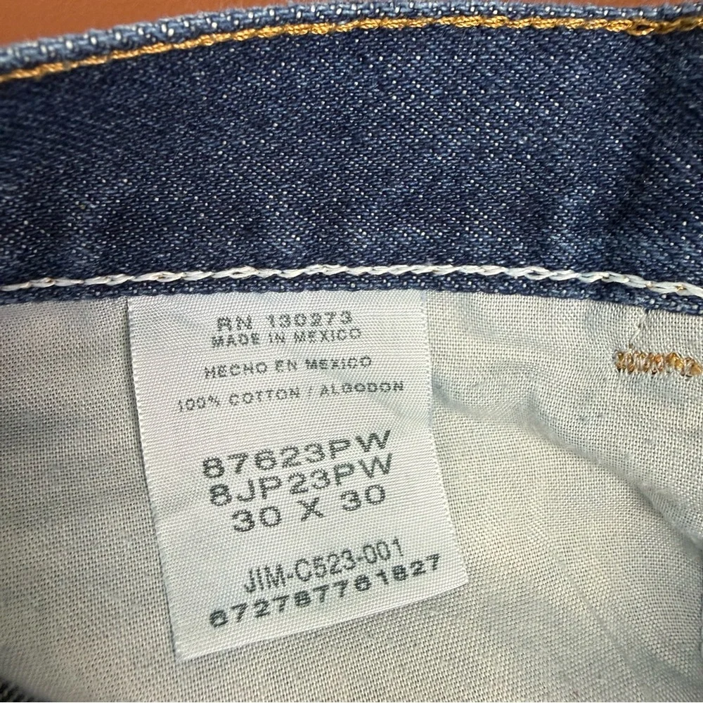 Vintage Rustler Straight Leg Jeans 30x30 Med Stonewash WorkwearDenim - Picture 5 of 6